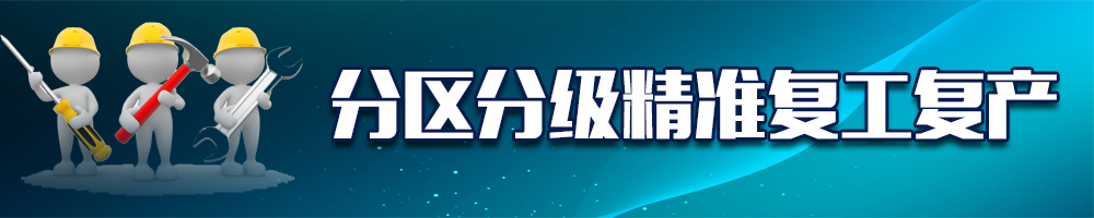 分區分級精準復工復產