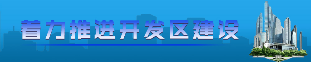 著力推進開發區建設