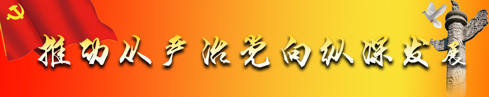 推動從嚴治黨向縱深發展